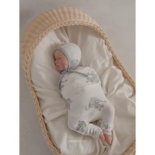 [Peekaboo] Bộ đồ sơ sinh Yonggeul họa tiết rồng