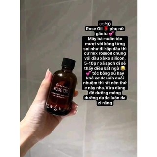 Dầu Dưỡng Tóc Botanical Rose Oil Nhật 60ml