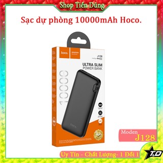 Sạc dự phòng hoco j128 dung lượng 10000mah nhỏ gọn, tiện lợi.