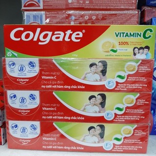 KEM ĐÁNH NGỪA SÂU RĂNG COLGATE VITAMIN C THƠM MÁT 170G