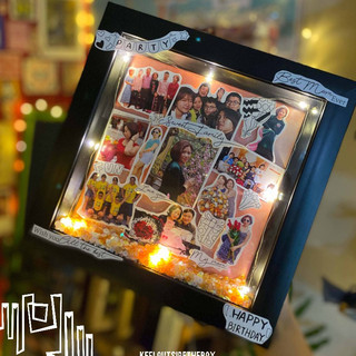 Khung Pop Up ảnh nổi tone Cam