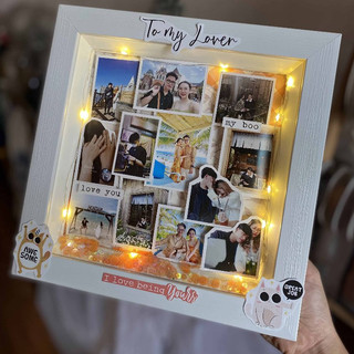 Khung Pop Up ảnh nổi tone Cam