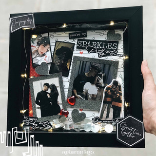 Khung Pop Up ảnh nổi tone đỏ
