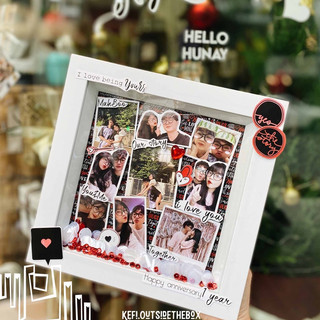 Khung Pop Up ảnh nổi tone đỏ