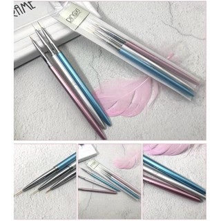 Sét cọ nét 3 cây dingxi nhật, bộ cọ 3 cây nail bộ cọ vẽ nét dingxi