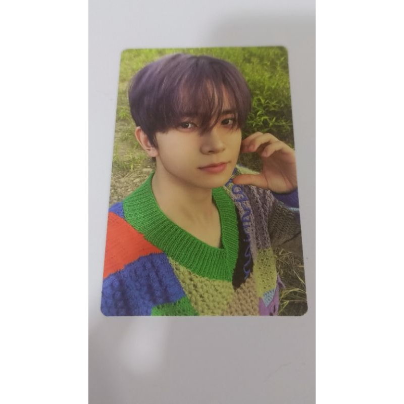thẻ ảnh photocard bo góc official heeseung orange blood engene heeseung ver má tim siêu đẹp siêu hot