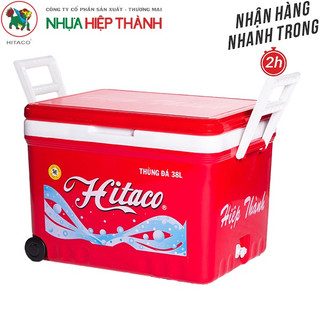 Thùng đá 38l Hitaco có bánh xe giữ nhiệt tốt 20-48h