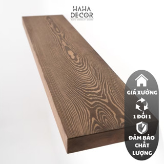 Kệ gỗ gắn tường bằng vít âm kệ gỗ thông nguyên khối được sơn phủ chống ẩm mốc mối mọt KGTT17-40.60