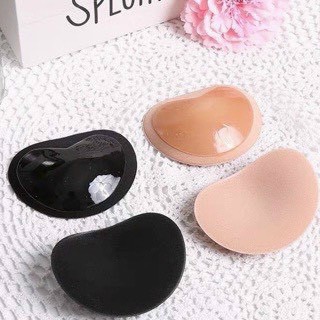 Cặp miếng đệm độn nâng ngực silicon, miếng dán áo ngực hình trái tim siêu bám dính, miếng cookies độn ngực