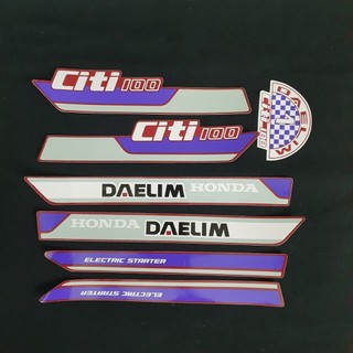 Tem dán trang trí xe citi 100 trọn bộ cao cấp như tem zin