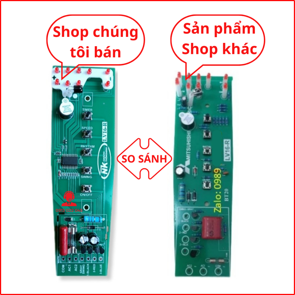 Mạch quạt MITSUBISHI các loại.