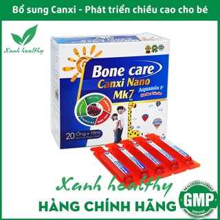 Siro canxi từ tảo biển đỏ Aquamin CalciMK7- Giúp xương chắc khỏe, phát triển chiều cao - Hộp 20 ống 10ml