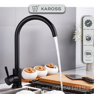 Vòi rửa bát inox 304 thân tròn phủ nano giá rẻ