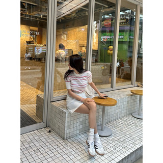 [SALE] RED STRIPE KNIT -LACIEL