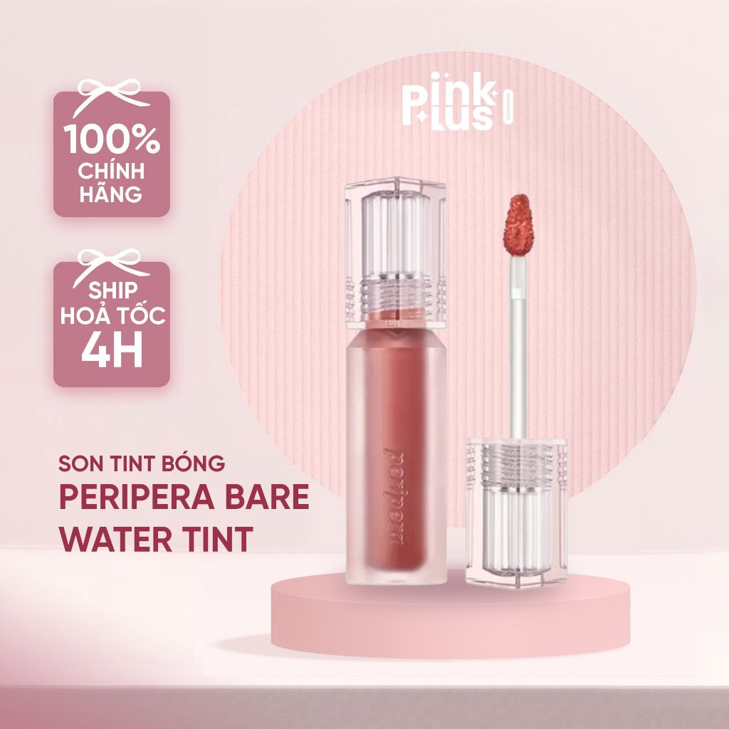 Son Tint Bóng Peripera Bare Water Tint