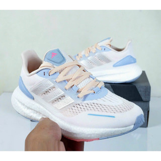 Giày Chạy Bộ Adidas Pureboost 22 Nữ trắng xanh