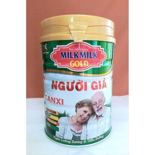 Sữa bột dinh dưỡng dành cho người già MilkMilkGold Canxi lon 900G