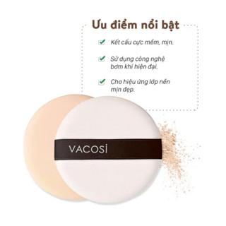 Mút Cushion Phấn nước Vacosi (lẻ 1 cái)