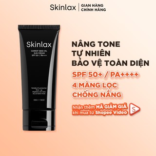 Kem Chống Nắng Dầu Hạt Cà Rốt Nâng Tông Chống Ánh Sáng Xanh SKINLAX ( 50ml )