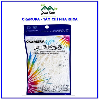 Okamura - combo 3 gói tăm chỉ nha khoa xuất nhật