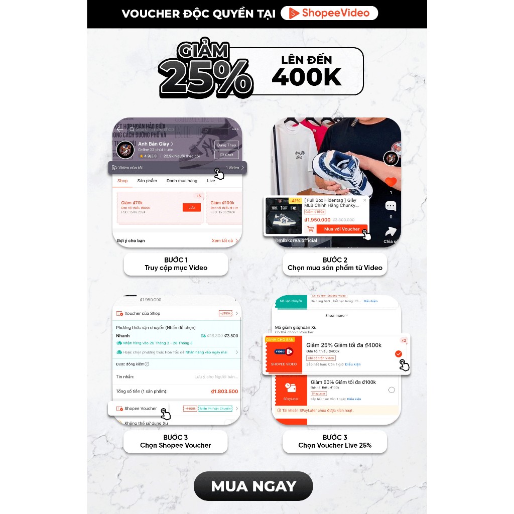 Giày MLB Chunky Liner Monogram B Cổ Điển Chính Hãng . Giày Thể Thao Chính Hãng Nam nữ