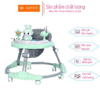 XE TRÒN XOE TẬP ĐI KHUNG SẮT MÃ KHÔNG CÁN ĐẨY #BABYWALKER 