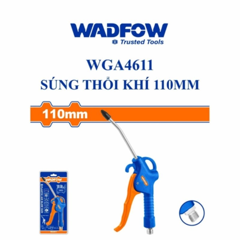 Súng thổi khí WADFOW WGA4611 110mm - Thiết bị làm sạch hiệu quả cho mọi công việc
