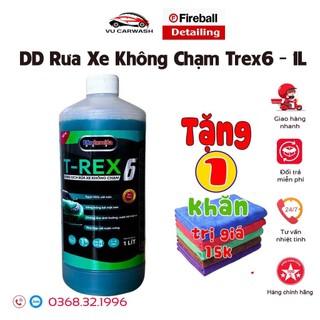 Dung dịch rửa xe không chạm - nước rửa xe ô tô - xe máy Ekokemika T-rex6 1L