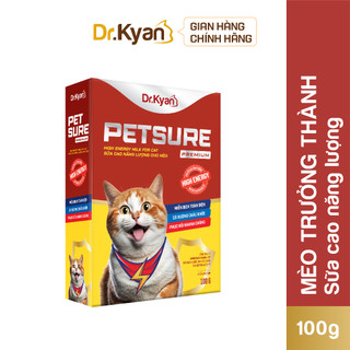 Sữa bột PETSURE - Dr.Kyan - Cung cấp năng lượng và dinh dưỡng cho mèo
