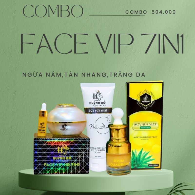 COMBO VIP TRẮNG DA HUỲNH ĐỖ ( 3 MÓN )