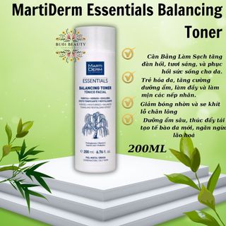 MartiDerm Essentials Balancing Toner - Nước Cân Bằng Làm Sạch tăng đàn hồi, tươi sáng, và phục hồi sức sống cho da.