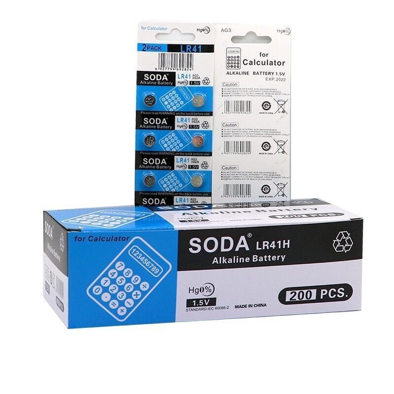 PIN CÚC ÁO VỈ 1 VIÊN (AG1/LR621, AG3/LR41,AG4/LR626,AG10/LR1130,AG13/LR44)