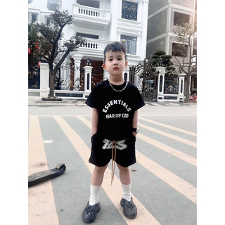 Bộ short thể thao Essen 123 bé trai