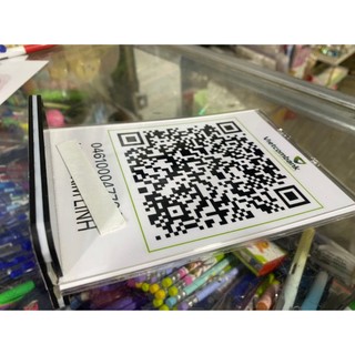 In menu in mã QR code bằng mica để bàn