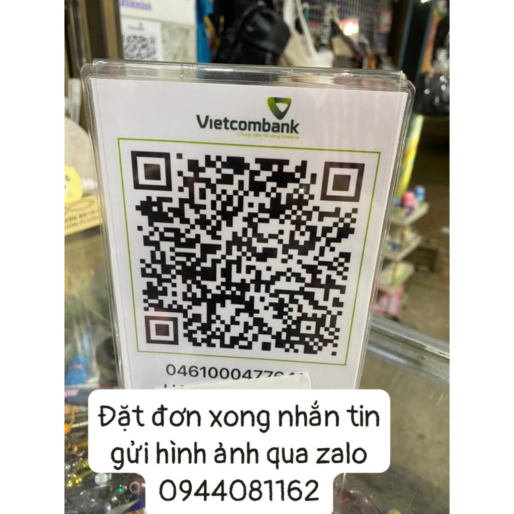 In menu in mã QR code bằng mica để bàn