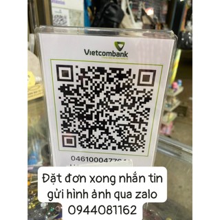In menu in mã QR code bằng mica để bàn