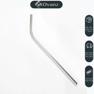 Ống hút inox, ống hút cong, cọ rửa ống hút