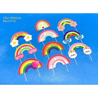 Set giấy cầu vồng ngũ sắc