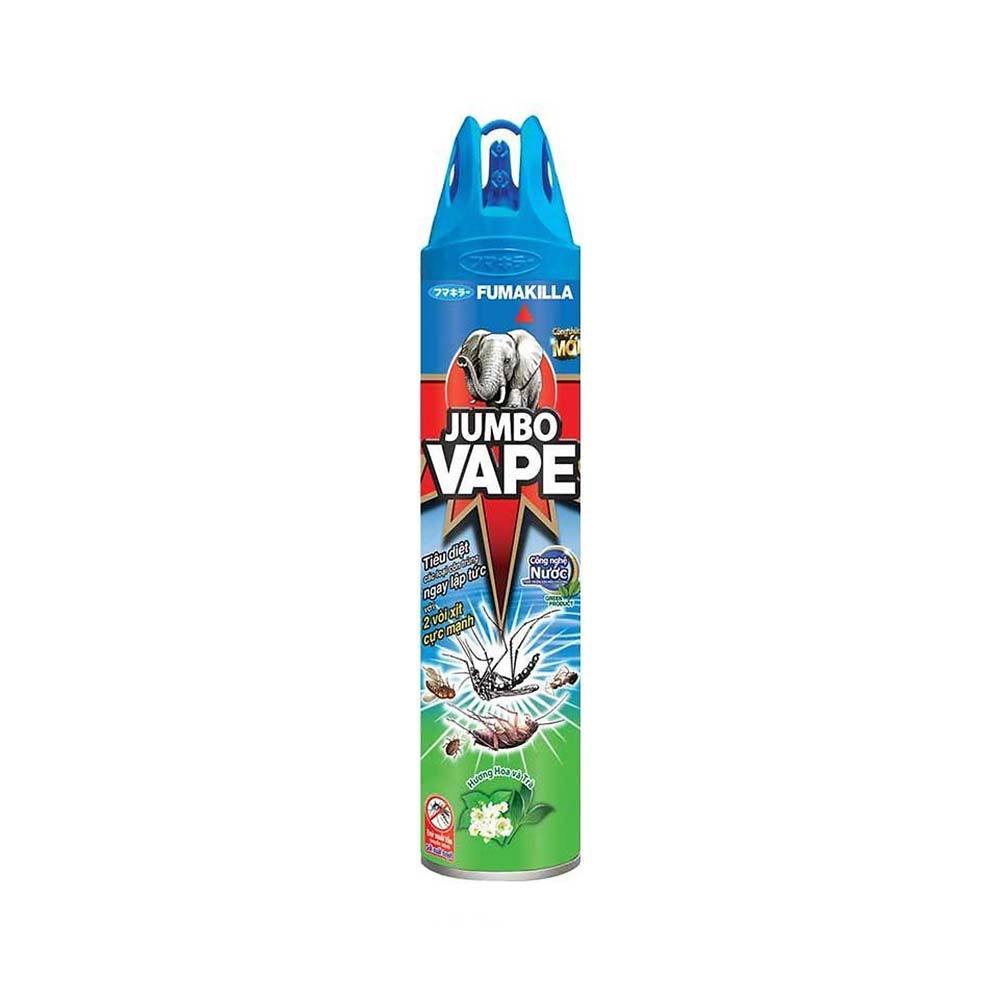PHIÊN BẢN MỚI Bình xịt côn trùng JumBoVape 600ml mùi hoa và trà
