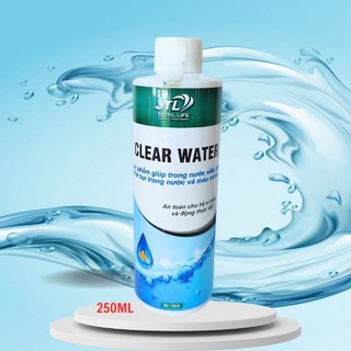 CLEAR WATER - sản phẩm giúp trong nước siêu tốc , khử bụi trong nước và màu nước.