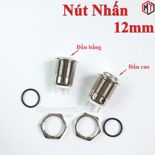 Nút nhấn giữ, Nút nhấn nhả 12mm mạ hợp kim
