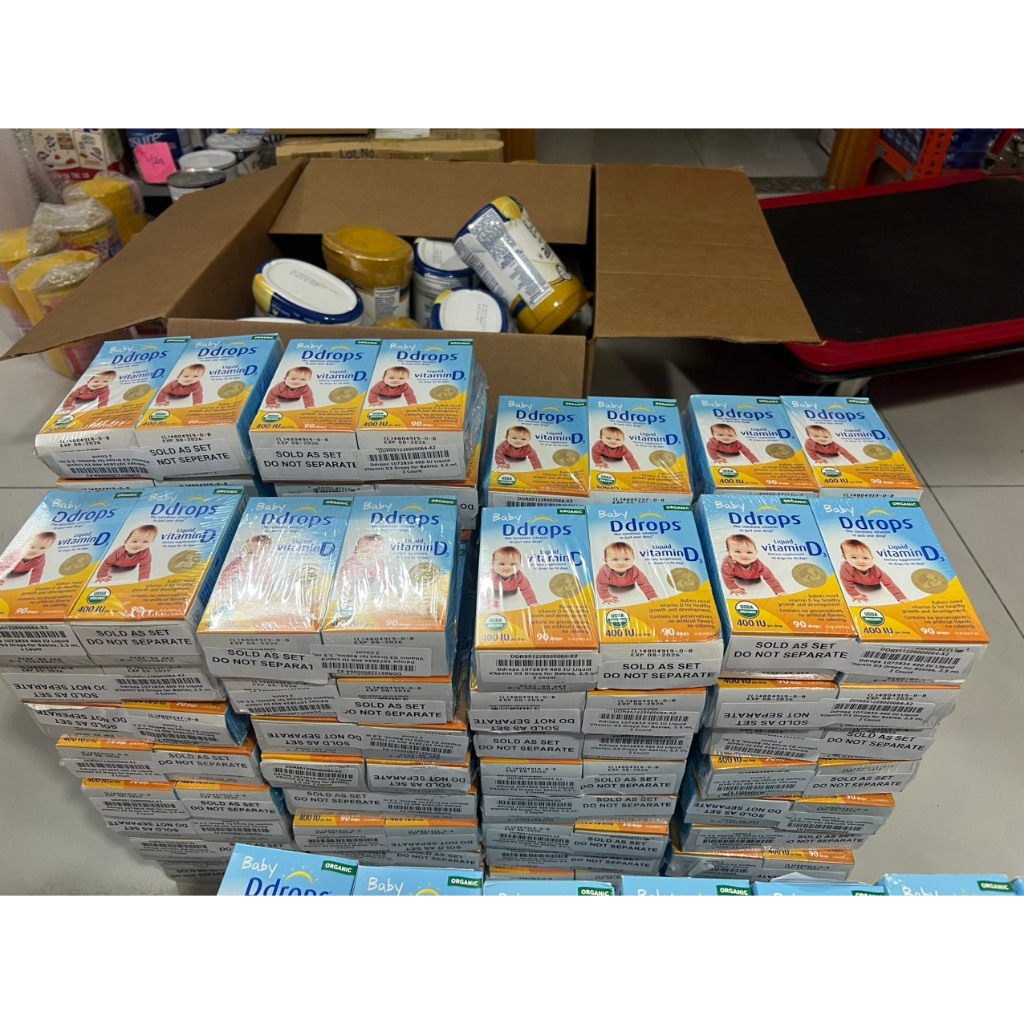 Baby Drop Vitamin D3 cho bé từ sơ sinh của Mỹ 90 giọt