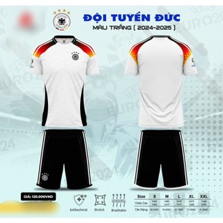 Quần áo Bóng Đá ĐỘI TUYỂN ĐỨC TRẮNG