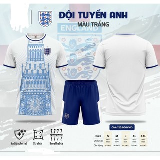 QUẦN ÁO ĐÁ BÓNG ĐỘI TUYỂN ANH TRẮNG