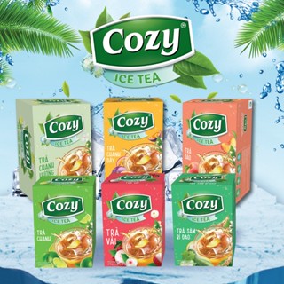 Trà Đào Cozy Hòa Tan Ice Tea Các Vị ( 240g Hộp 16 gói x 15gr)