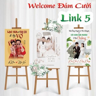 Bảng Welcome Đám Cưới