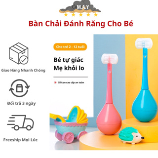 Bàn Chải Đánh Răng Cho Bé Hình Chữ U Viền 3D