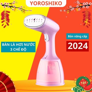 Bàn là hơi nước Yoroshiko 3 Chế Độ Là hàng cao cấp công xuất lớn 1500W bình chứa 350ml nước