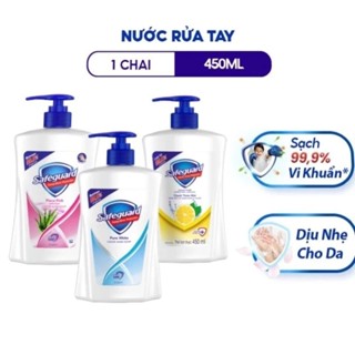 NƯỚC RỬA TAY SAFEGUARD SẠCH 99,9% VI KHUẨN & DỊU NHẸ CHO DA CHAI 450ML
