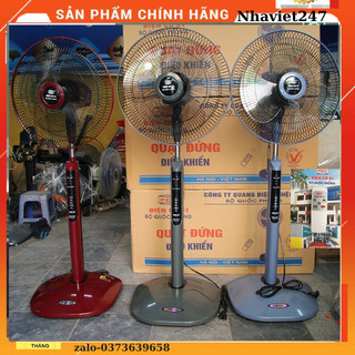 [Chính Hãng-HỏaTốc ] Quạt Cây Đứng Có Điều Khiển Điện Cơ 91 QĐK-91, Bộ Quốc Phòng-quạt chắc, khỏe,êm-BH 12 THÁNG